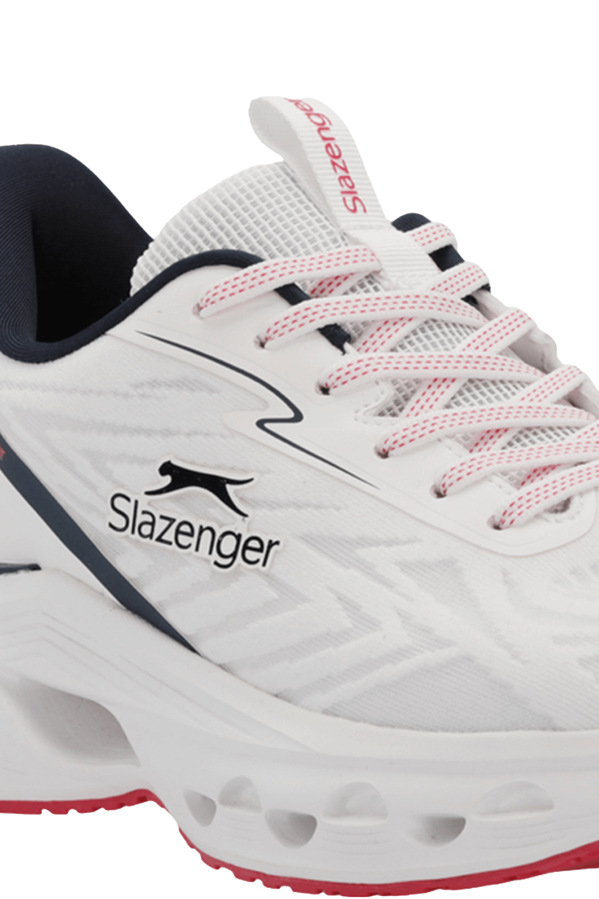 Slazenger Willow Men's Sneakers - White / Navy / Red angle 4