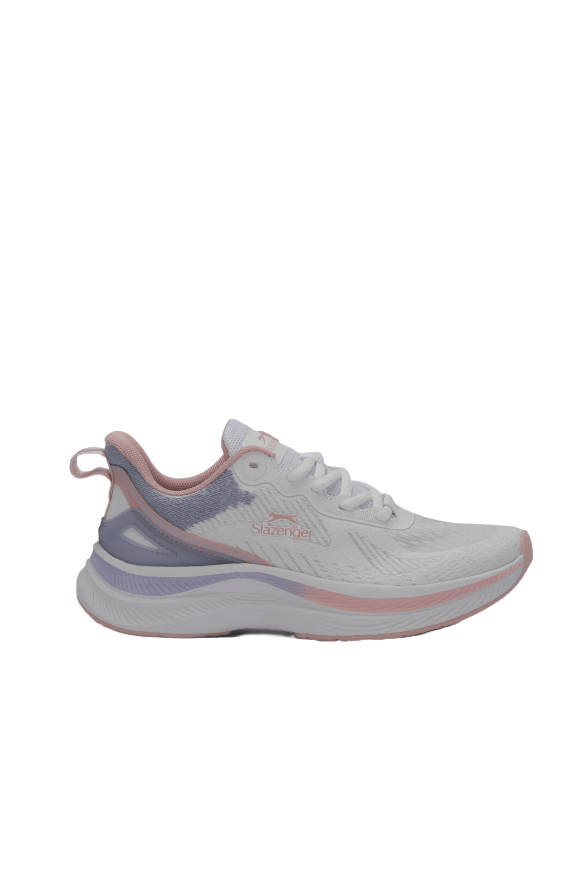 Slazenger Wetford Women's Sneakers - White / Pink angle 1