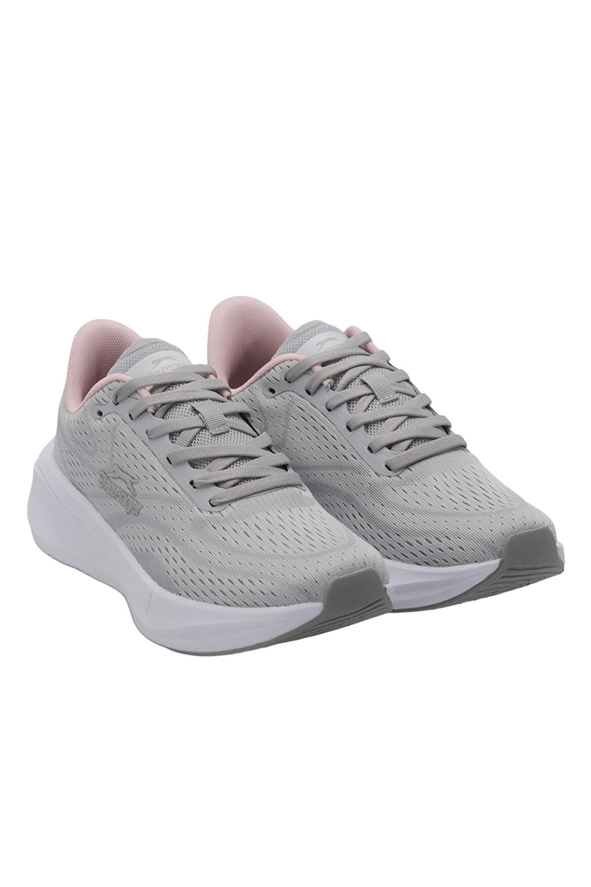 Slazenger Wise Women's Sneakers - Grey / Pink angle 2